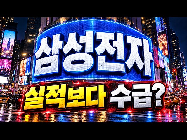 [삼성전자 주가전망] 107조 신기록 뒤 밀린 이유, 60일선은?