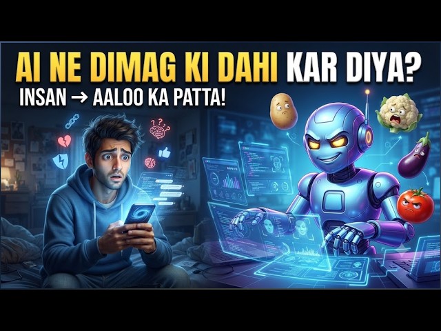 AI Ne Insaan Key Dimaag Ka Dahi Ker Diya? | AI,  Privacy & Human Dependency | #bakwas #ai #roast