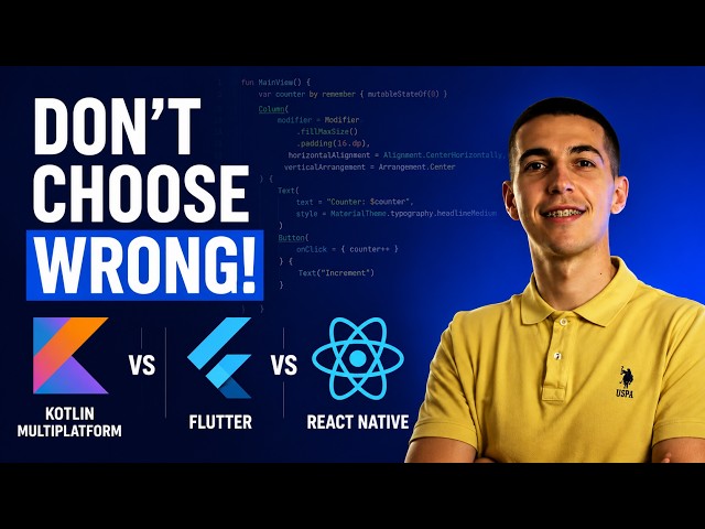 Kotlin Multiplatform vs Flutter vs React Native | Which Cross-Platform Framework Should You Choose?