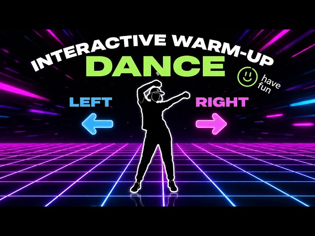 3-Min Fun Left Right 👈👉Dance Workout | Immersive Interactive Warm Up