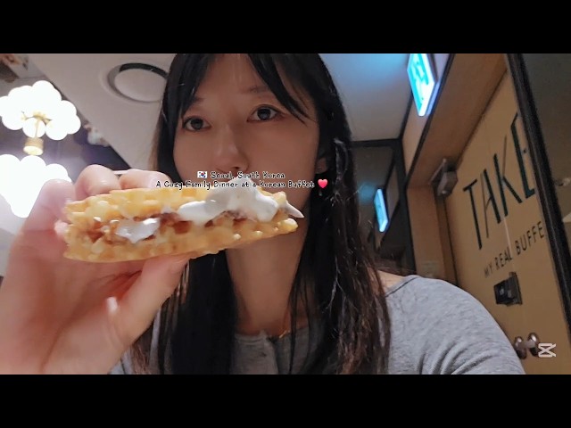 🇰🇷 What Family Dinner in Seoul Really Looks Like! ❤️ | Korean Buffet Vlog