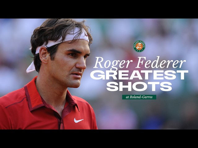 The Maestro on clay🇨🇭 Roger Federer greatest shots at Roland-Garros