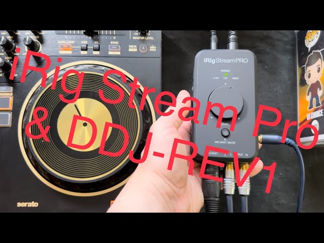 iRig Stream Pro tutorial, first thoughts, unboxing with Pioneer DDJ Rev1 & Rode PodMic