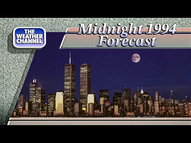 94' MIDNIGHT WEATHER CHANNEL VAPORWAVE // Nostalgic VHS Vaporwave with Visuals
