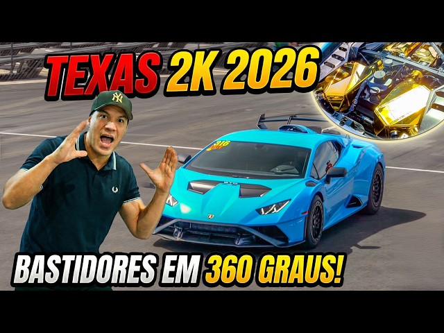 THE FASTEST CARS IN THE WORLD! TEXAS 2K IN 360 DEGREES!
