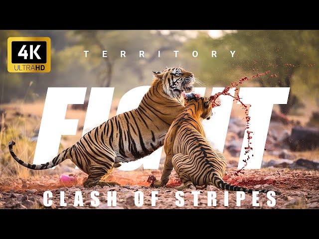 4K | Tiger Territory Fight | Tadoba Tiger Reserve | TATR | Rarest Footage | #wildlife #tiger #nature