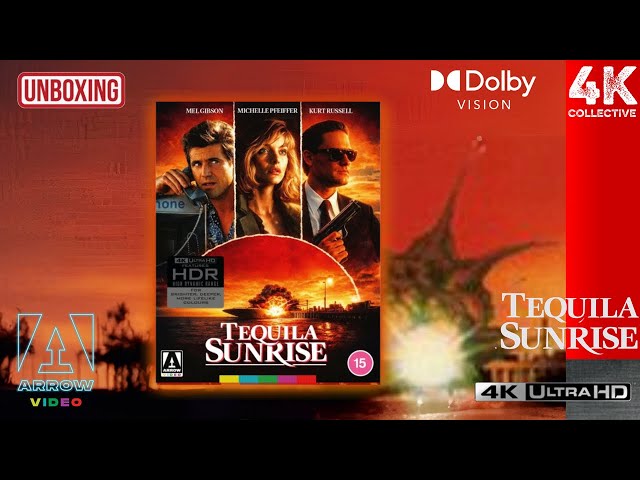 Tequila Sunrise Arrow Video 4K UltraHD Blu-Ray Limited Edition Unboxing