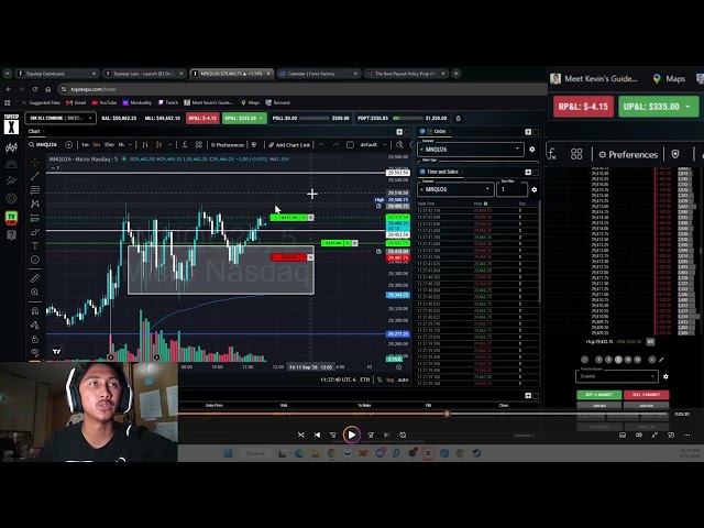 Full Topstep Combine Challenge from start to Finish 14- Small win +$200 on Combine No XFA trade