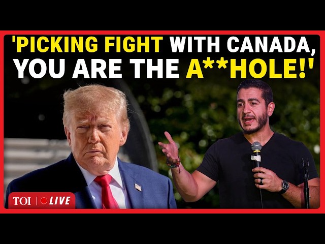 ‘TRUMP IS AN A**HOLE!’: Abdul El-Sayed TORCHES ‘Canada-Hater’ President Over Gas Prices, Groceries