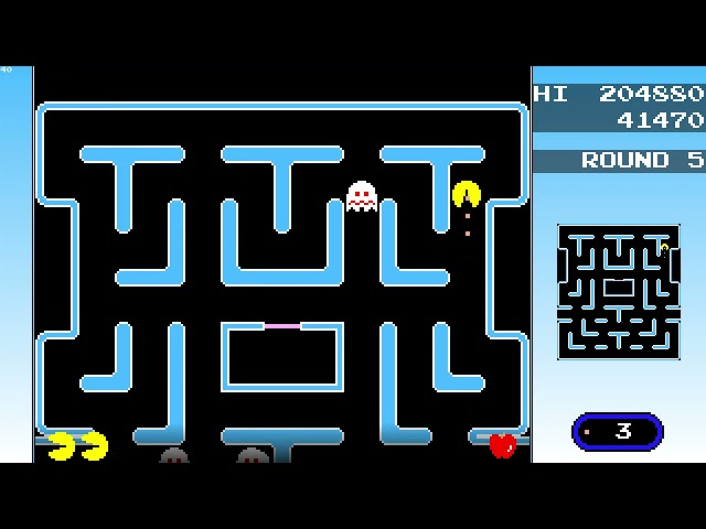 Pac Man Megamix falls mazes 94,000 points no commentary