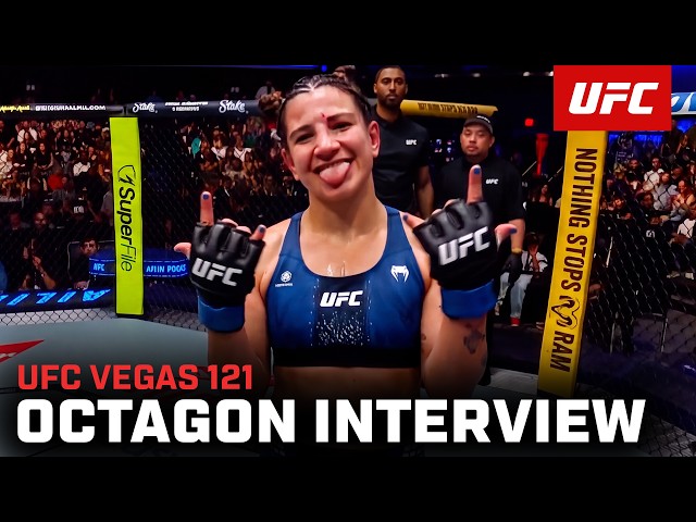 Ailin Perez Octagon Interview | UFC Vegas 121