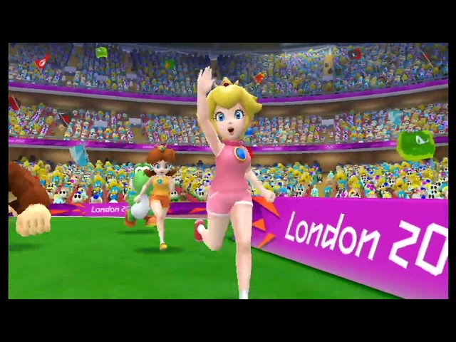 Mario & Sonic at the London 2012 Olympic Games - Football #51 (Team DK/Princesses V4)