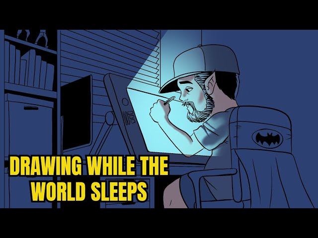 Ink & Ambition: Drawing While the World Sleeps