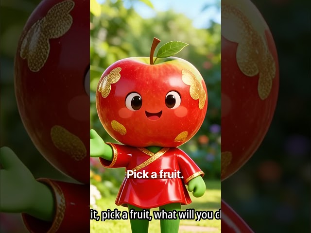 Happy Fruit Dance 🍎🍌🍓 Fun learning kid's song #kidssongs #bestkidssongs #songs