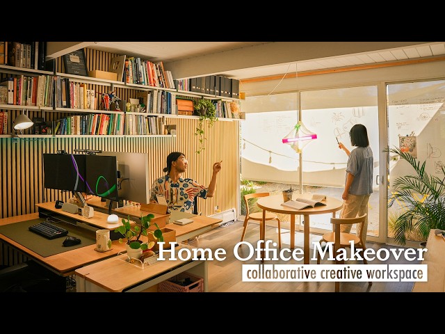 Home Office Makeover: A Creative & Collaborative Workspace | DIY, Organization & Desk Setup