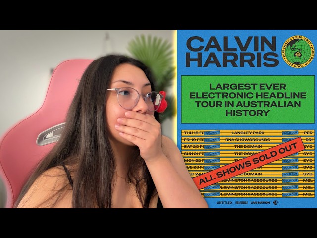 surprising my best friend with calvin harris tickets