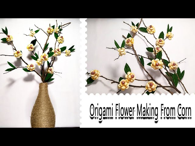 Corn Crop Flower Crafts | Handmade
