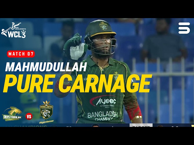 Mahmudullah's Savage 73-Run Knock | Australia vs Bangladesh | World Championship of Legends | M9O1H