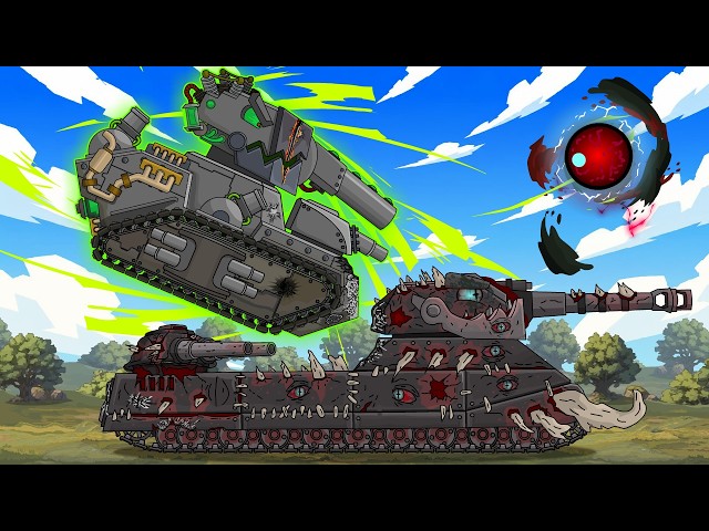 BATTLE FOR SURVIVAL! RATTE vs. TOXICUS. Cartoons about tanks