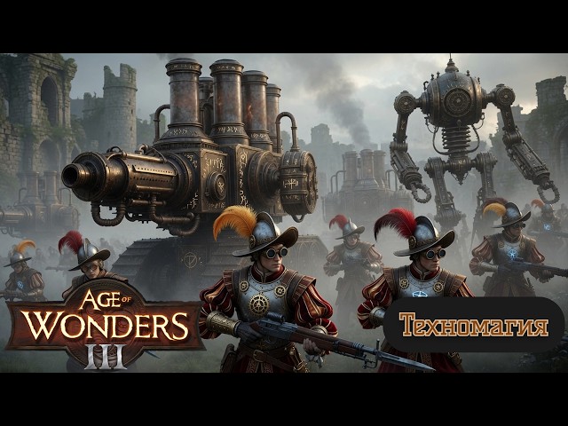 Age of Wonders 3 Letsplay. Техномагия. #7 Вечная война. ФИНАЛ