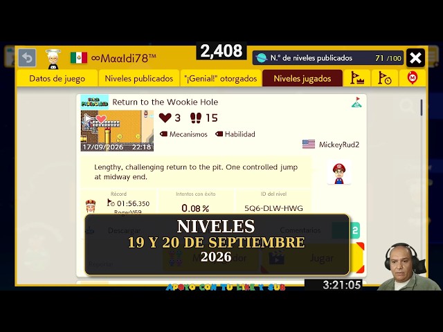 [SMM2] LEVELS FOR SEPTEMBER 19th AND 20th, 2026 @Maaldi78VG