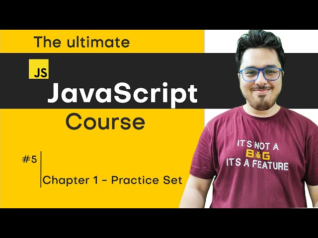 JavaScript  Chapter 1 - Practice Set | JavaScript Tutorial in Hindi #5