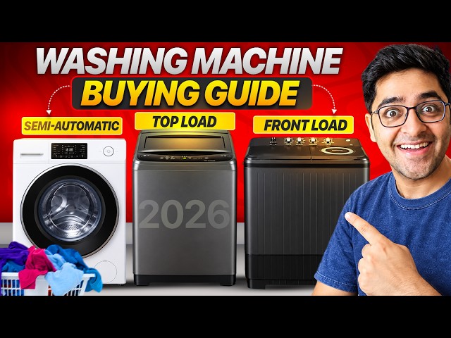 Watch this video before buying a washing machine! 2026 Best buying guide
