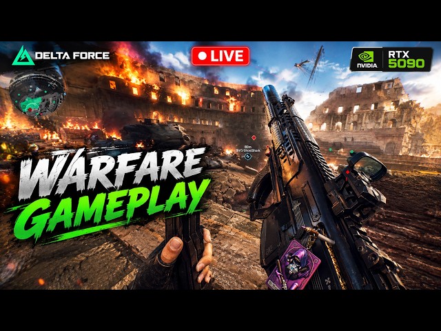 Delta Force Live: Fight Your Way Out! 🦾 | RTX 5090 Max Settings DLSS ON