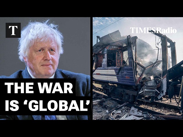 Boris Johnson Narrowly Escapes Russian Drone Attack On Ukraine Train