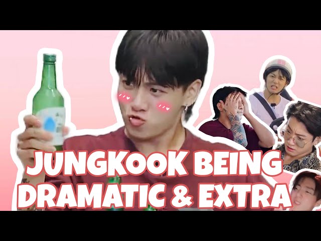 jeon jungkook being dramatic and extra, as always 💅