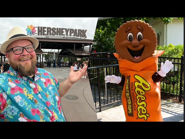 Hersheypark | NEW Jolly Rancher Coaster & Reese's Peanut Butter Cup Hamburger | The Chocolatier