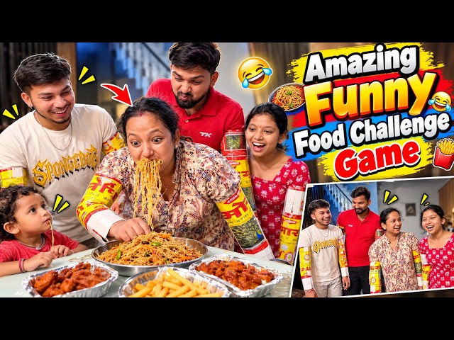 Amazing and funny food challenge game 😂 || priya jeet vlogs #couplevlogs #games