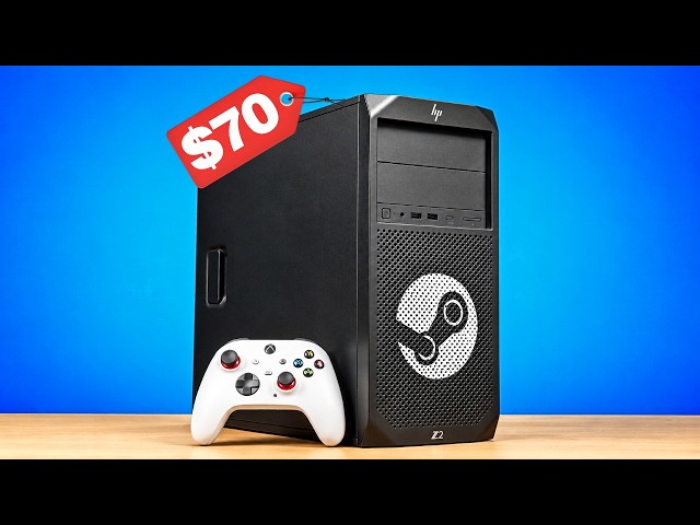 The Steam Machine Is Too Expensive… So I Built One From an Office PC!
