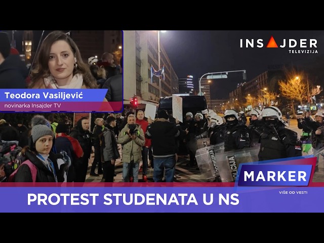 Protest u Novom Sadu: Građane kod Banovine sačekala policija