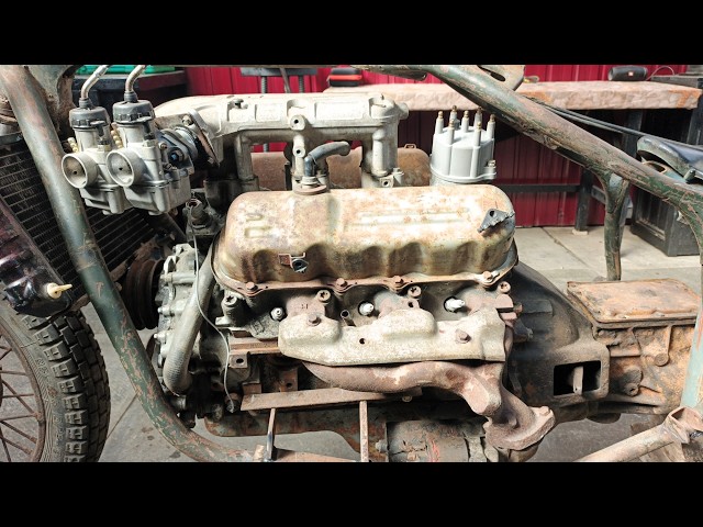 Building a DIY V6 Monster Motorcycle. Continuation