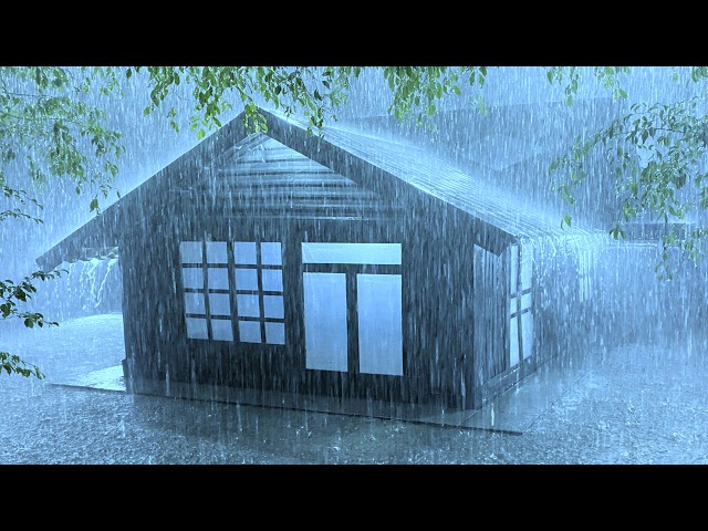 Silence the Worry and Sleep with Intense Rain & Shaking Thunder Sounds on a Tin Roof in FarmHouse
