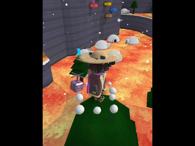 Straw Hat Bear Vs Volcano on Snow Valley 🥵