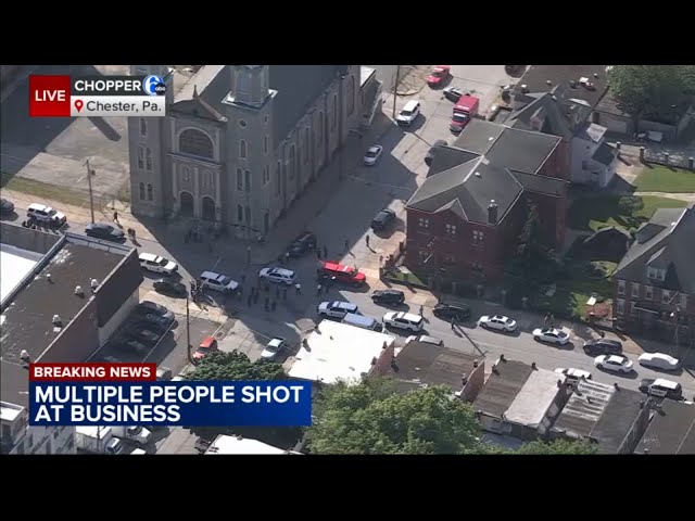 2 dead, 3 injured after workplace shooting at Delaware County Linen in Chester, Pa.