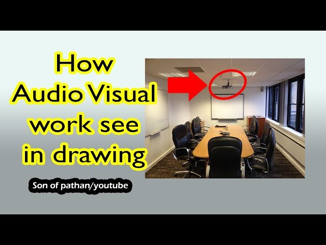 how Audio Visual System work see in drawing
