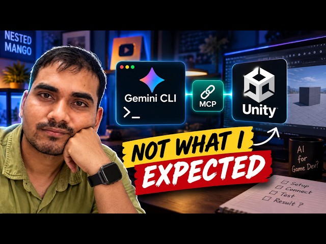 GI Tried Gemini CLI with Unity MCP — It Wasn’t What I Expected