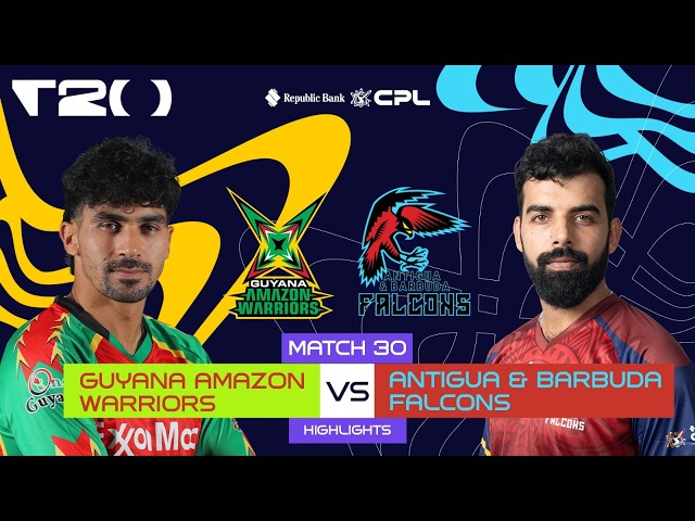 Highlights | Guyana Amazon Warriors vs Antigua & Barbuda Falcons | CPL 2026