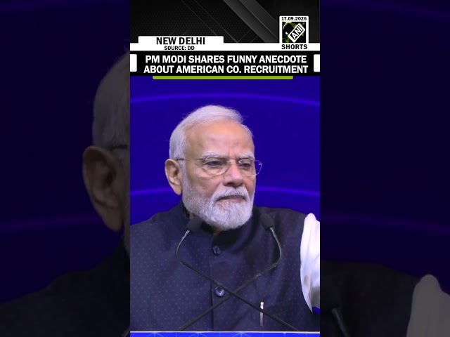MUST WATCH: PM Modi shares ‘funny anecdote’ about American company’s recruitment