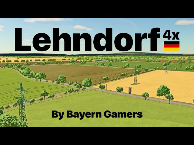 THIS MAP IS STUNNING!! 🇩🇪 Lehndorf 4x by Bayern Gamers - Map Tour - Farming Simulator 25