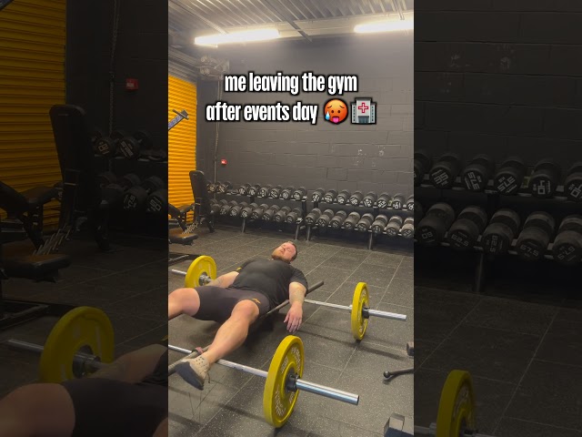 When the training is just too good #gym #strongman #pain