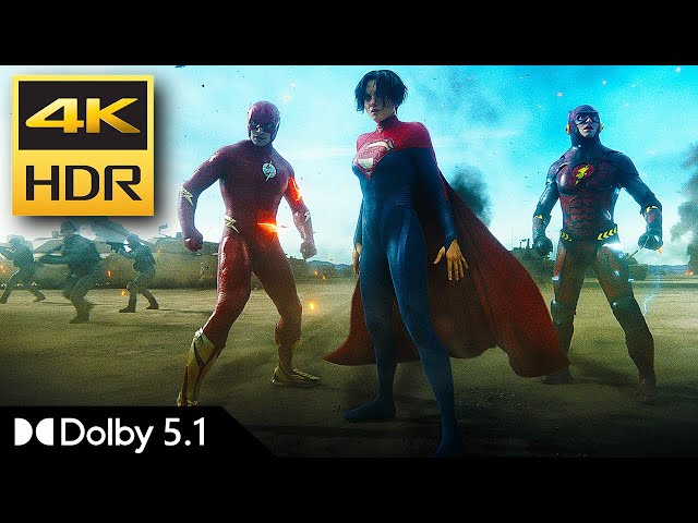 4K HDR | Trailer #2 - The Flash | Dolby 5.1