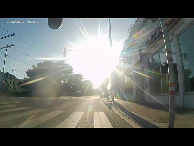 Boring bicycle commute - 20250625 #2
