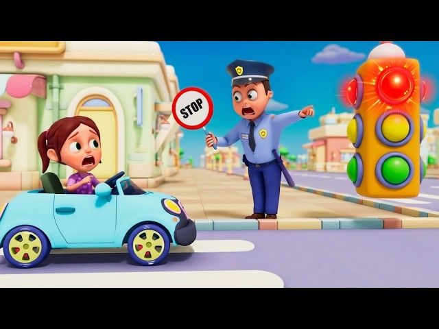 Traffic Rules Song for Kids 🚦 Road Safety Tips & Learning for Children | Nursery Rhymes & Cartoons