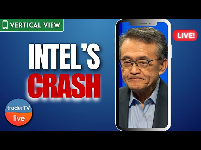 Intel CRASHES After Massive Earnings Miss🚨Tech's Brutal Earnings Week (VERTICAL)| Stock Market Live
