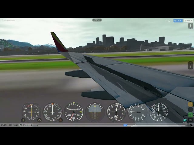 B737 butter landing