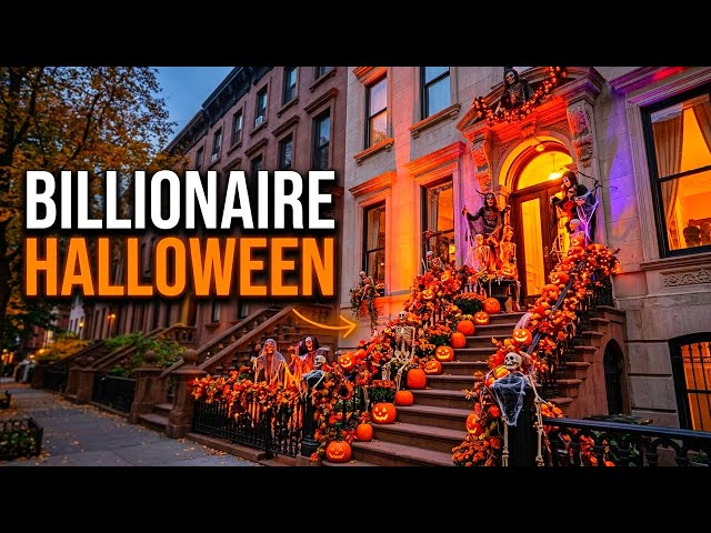 How NYC Billionaires Decorate for Halloween 2026 | Upper East Side Manhattan Fall Walk 4K